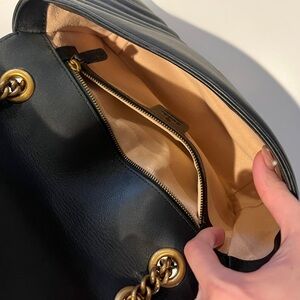 Black Gucci bag